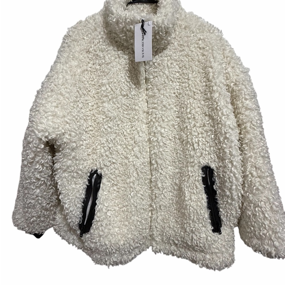 NEW! WeWoreWhat Curly Sherpa Jacket